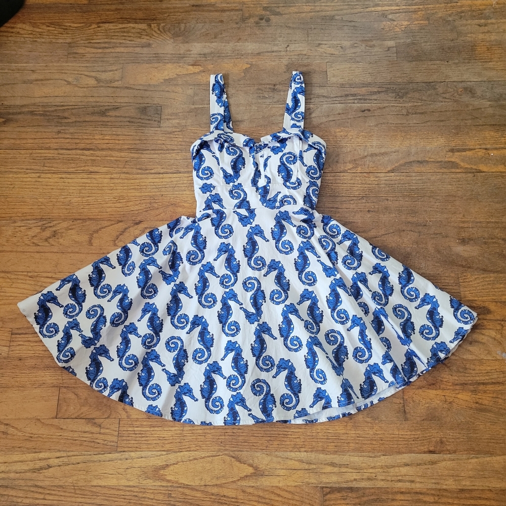Retro IXIA Seahorse Pinup SunDress